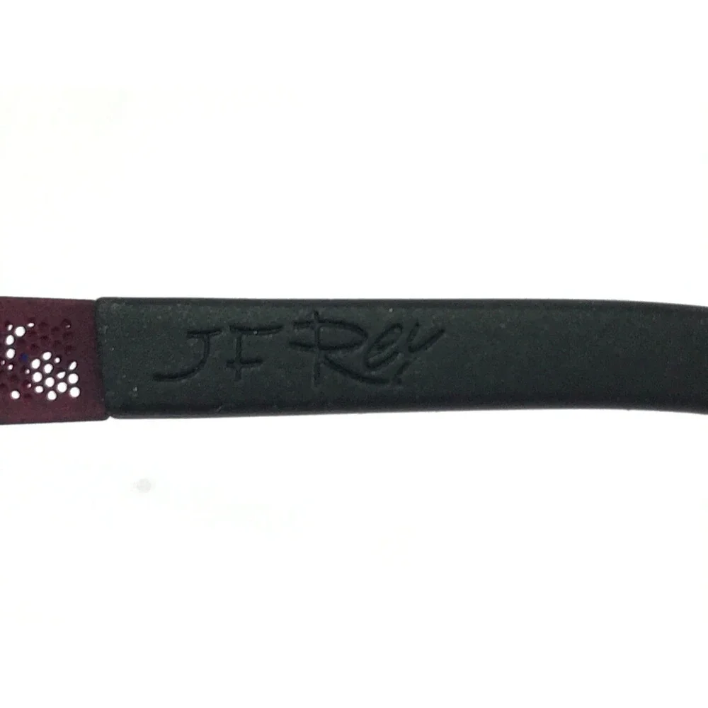 J.F. Rey Eyeglasses Frames JF2559 7777 Purple Matte Fleur De Lis 53-16-132